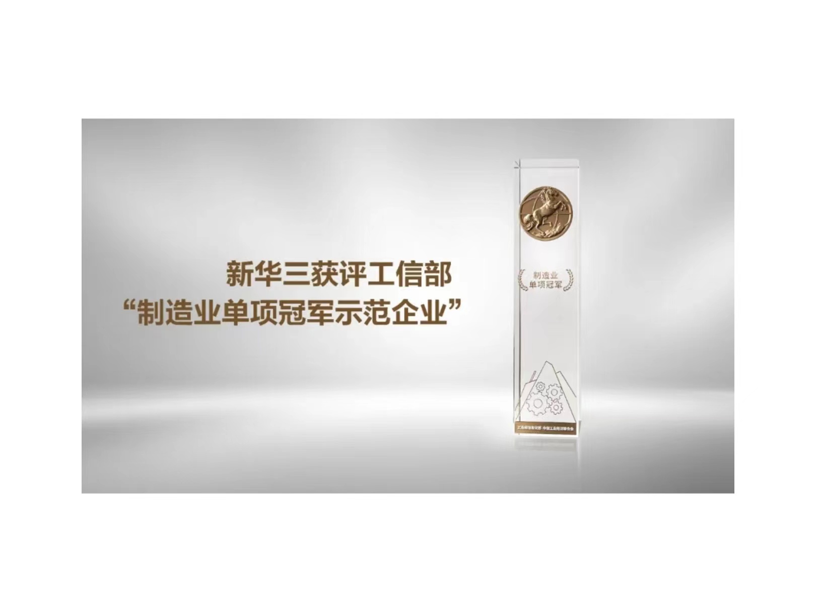 实“智”名归！新华三入选工信部第六批制造业单项冠军名单